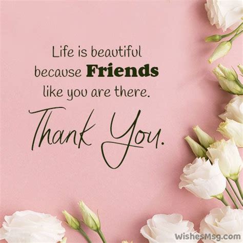 Thankyou Friend Quotes