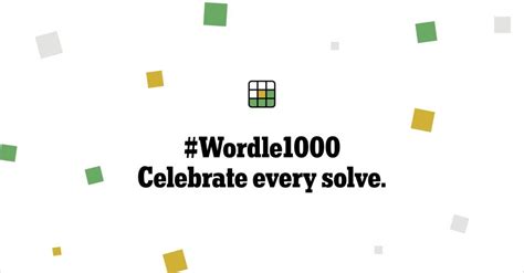 The 1 000th Wordle Puzzle Celebration The New Tiles In Math - Tiles In Math