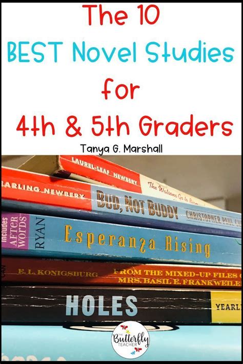The 10 Best Novel Studies For 4th Amp Grade 5 Book - Grade 5 Book