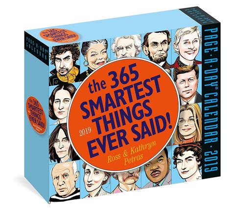 The 365 Smartest Things Ever Said! Page A Day Calendar 2017