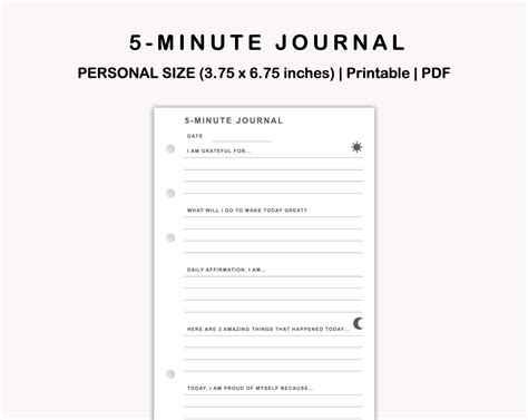 The 5 Minute Journal