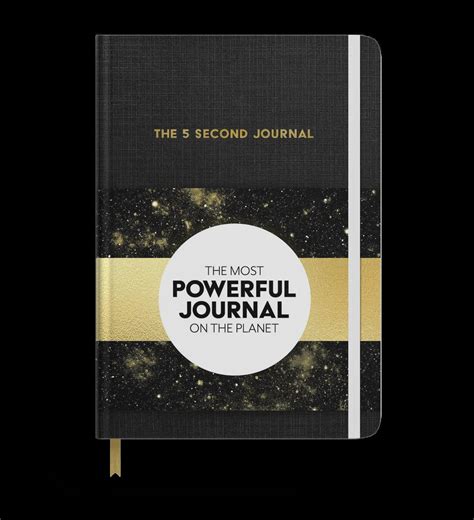 The 5 Second Journal: The Best Daily Journal And Fastest Way To Slow Down, Power Up, And Get Sh*t Done