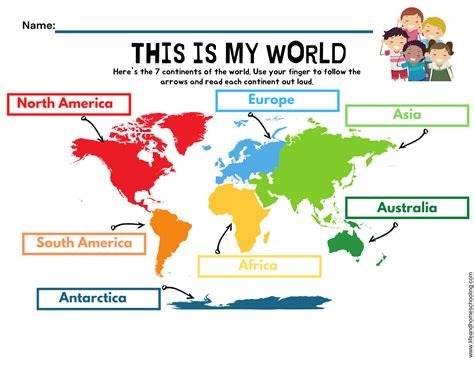 The 7 Continents Worksheet All Kids Network Seven Continents Worksheet - Seven Continents Worksheet