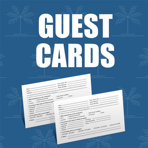 the Guest Card on a Property is Primarily Used to Keep Track of Potential Applicants and Form