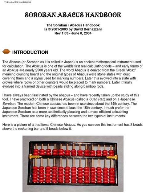 The Abacus Handbook