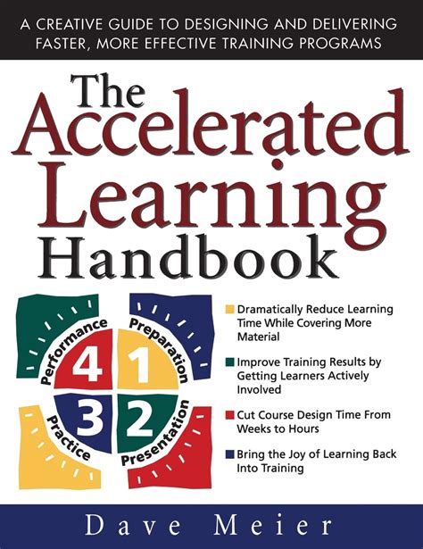 The Accelerated Learning Handbook A Creative Guide To Designing And Delivering Faster More Effective Training Programs