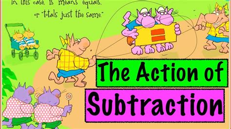 The Action Of Subtraction Read Aloud Youtube Subtraction Read Alouds - Subtraction Read Alouds