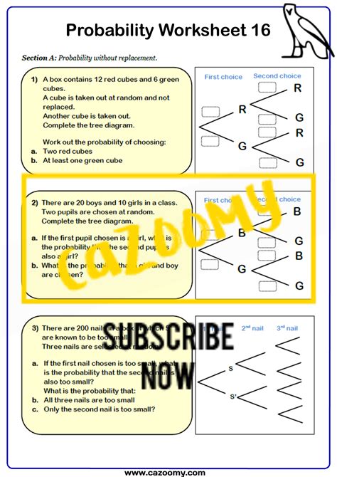 The And Or Rules Worksheet Probability Beyond Maths And Or Probability Worksheet - And Or Probability Worksheet
