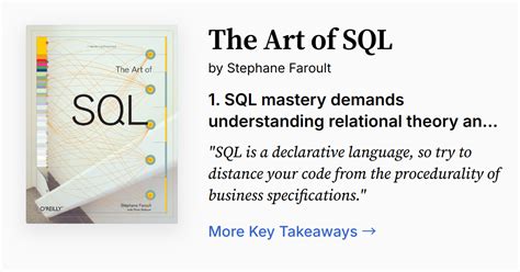 The Art Of Sql Stephane Faroult