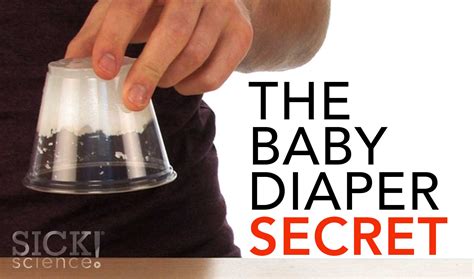 The Baby Diaper Secret Steve Spangler Diaper Science Experiment - Diaper Science Experiment