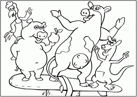 The Barnyard Free Printable Coloring Pages For Kids Barnyard Animal Coloring Pages - Barnyard Animal Coloring Pages