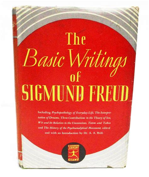 The Basic Writings Of Sigmund Freud Modern Librar