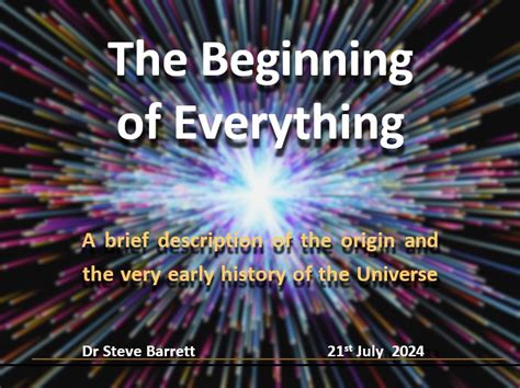 The Beginning Of Everything