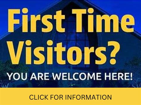 The Best First Time Visitor Process Ever