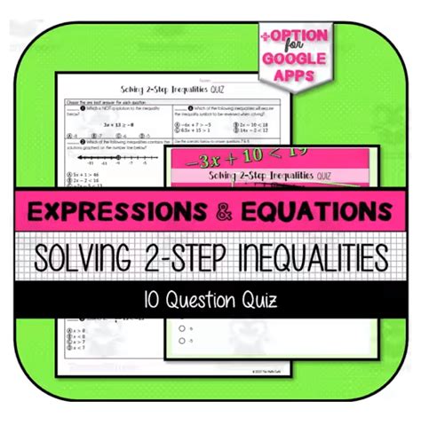 The Best Teacher Approved Solving Inequalities Worksheets Solving 2 Step Inequalities Worksheet - Solving 2 Step Inequalities Worksheet