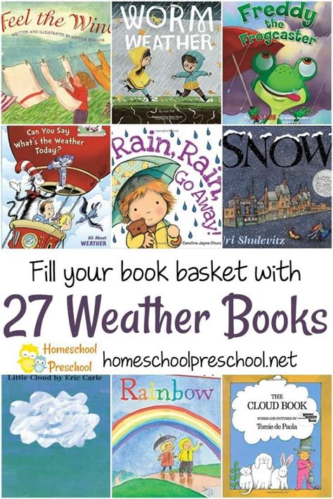The Best Weather Books For Preschool Kids Early Weather Books For Kindergarten - Weather Books For Kindergarten