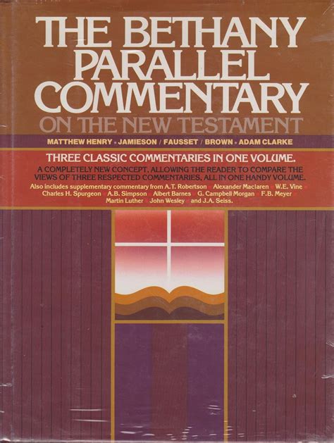 The Bethany Parallel Commentary On The Old Testament
