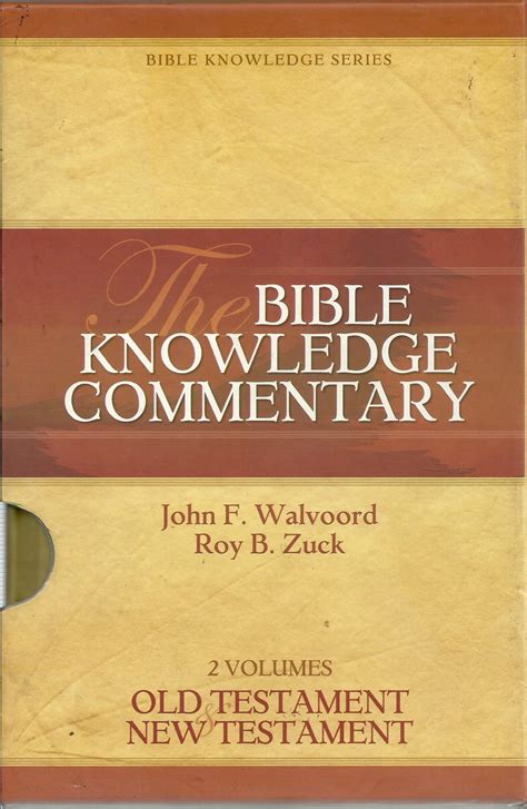 the bible knowledge commentary