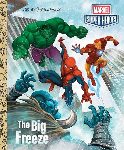 the big freeze marvel super heroes little golden b