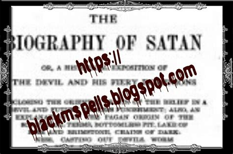 the biography of satan pdf to doc