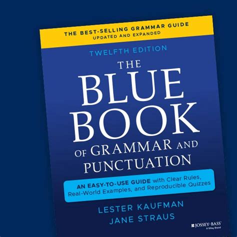 The Blue Book Of Grammar And Punctuation English Book About English Grammar - Book About English Grammar