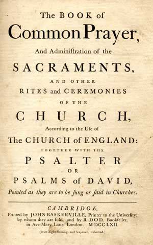 The Book Of Common Prayer Study Edition Study Edit