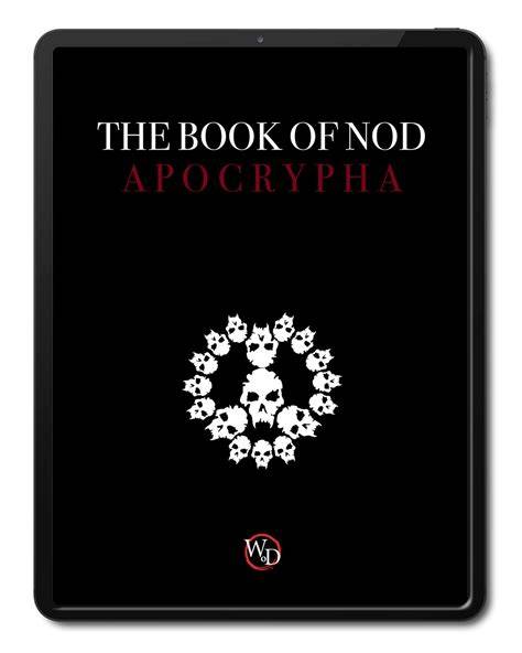 the book of nod vampire the masquerade novels