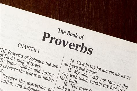 The Book Of Proverbs