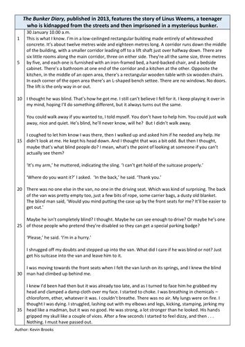 The Bunker Diary Pdf