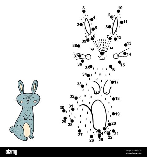 The Bunny Connect The Dots By Numbers 1 Connect The Dots 150 - Connect The Dots 150