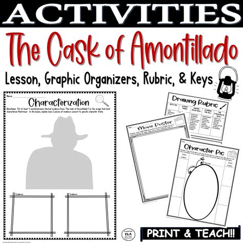 The Cask Of Amontillado Worksheet Cask Of Amontillado Worksheet Answers - Cask Of Amontillado Worksheet Answers