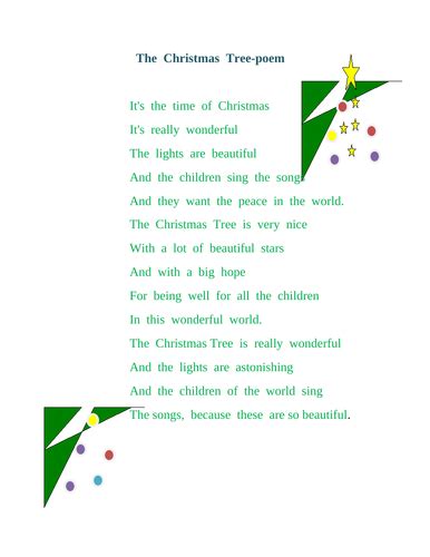 The Christmas Tree Poetry By Dorinda Duclos Of Legend Of The Christmas Tree Poem - Legend Of The Christmas Tree Poem