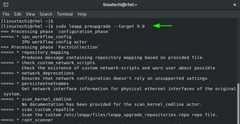 The Command 'leapp Upgrade'