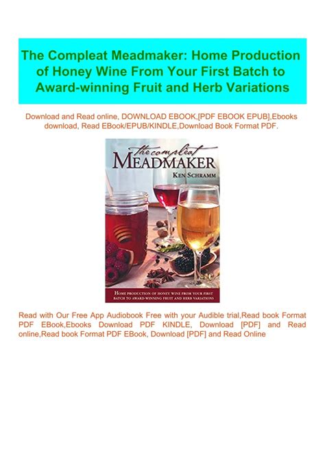 The Compleat Meadmaker Pdf