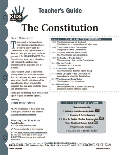 The Constitution For Kids 8th 12th Grade The 8th Grade Kid - 8th Grade Kid