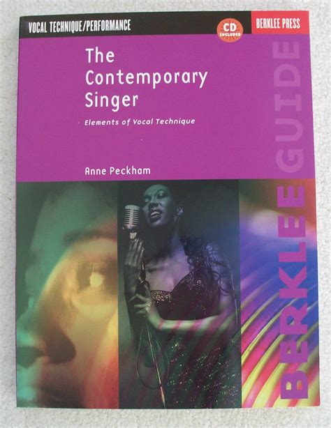 The Contemporary Singer Elements Of Vocal Technique