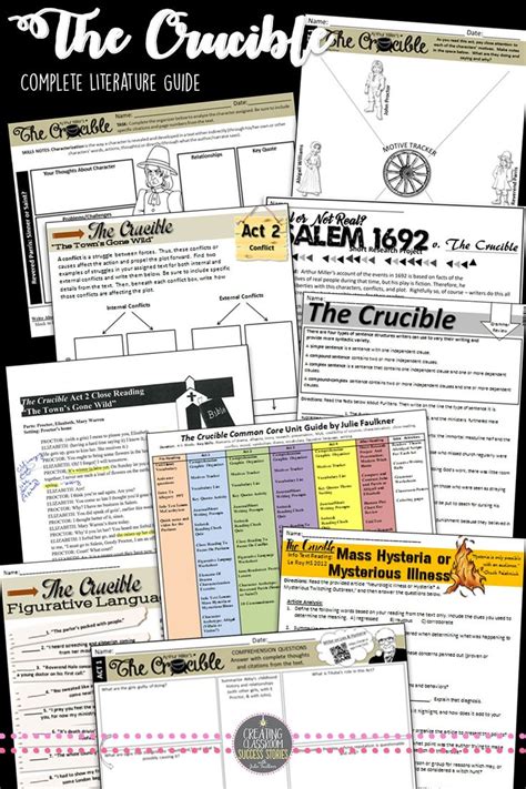The Crucible Unit Plan