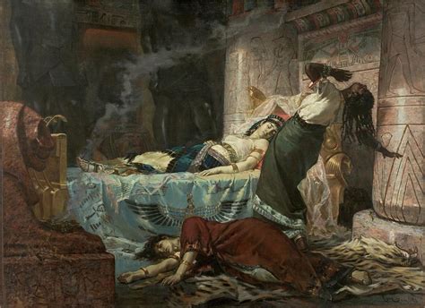 The Death Of Cleopatra Painting