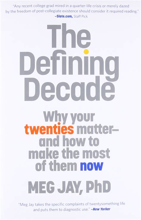 The Defining Decade Book