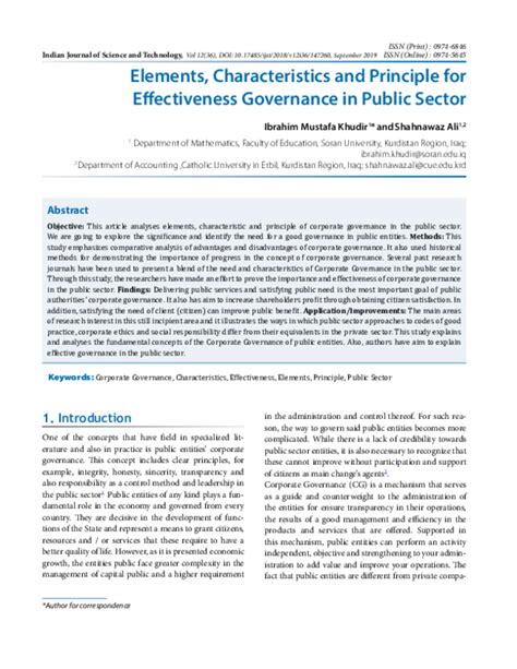 The Effectiveness Of Public Sector Asset Management Qut