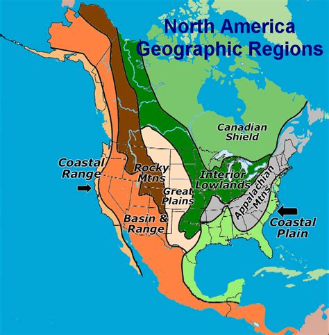 The Eight Physiographic Regions Of The United States Landform Regions Of The United States - Landform Regions Of The United States