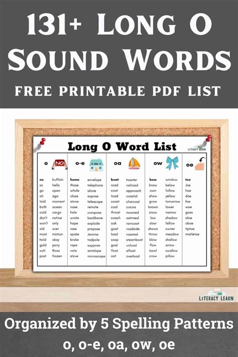 The Eight Spellings Of Long O Daily Writing Long O Spelling Words - Long O Spelling Words