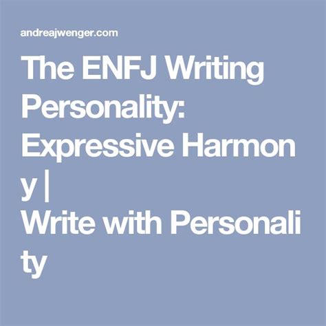 The Enfj Writing Personality Expressive harmony 8211 Expressions Writing - Expressions Writing
