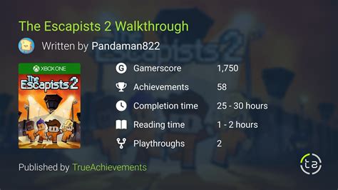 The Escapists Walkthrough