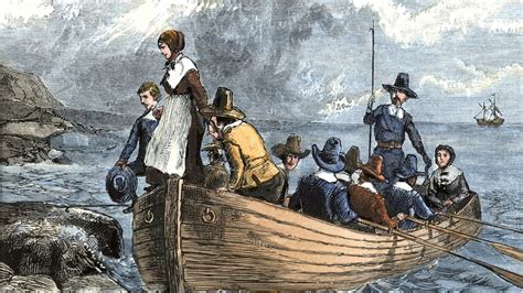 The First Landing Of Mayflower Pilgrims Lead By Pilgrims Mayflower Coloring Pages - Pilgrims Mayflower Coloring Pages