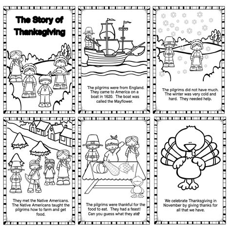 The First Thanksgiving Book Printable Kindergarten Worksheets And Kindergarten Worksheets Thanksgiving - Kindergarten Worksheets Thanksgiving