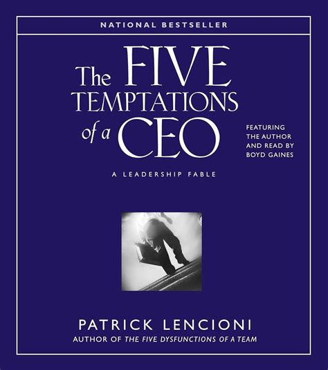 The Five Temptations Of A C E O, 10th Anniversary Edition: A Leadership Fable ( J B Lencioni Series)