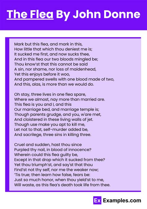 The Flea John Donne