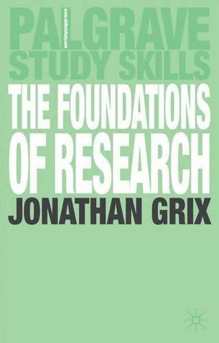the foundations of research palgrave study skills