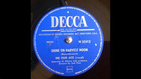 The Four Aces Shine On Harvest Moon Lyrics January February June And July - January February June And July